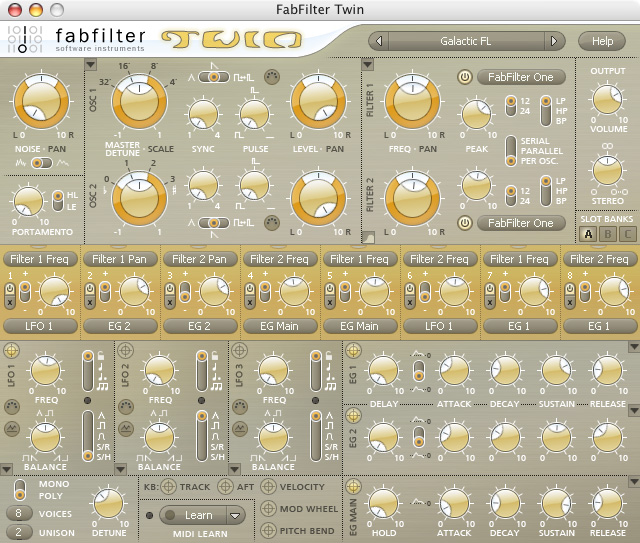 FabFilter Twin VSTi VST3 RTAS Standalone 2.00 FabFilter Twin VSTi VST3 RTAS Standalone 2.00