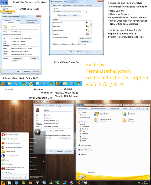 Office 2010 Theme for Windows 7